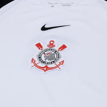 Camisa Corinthians I 2025/26 Masculina - Branca e Preta