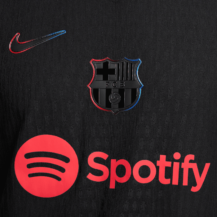 CAMISA BARCELONA II AWAY 2024/25 VERSÃO JOGADOR PRETA