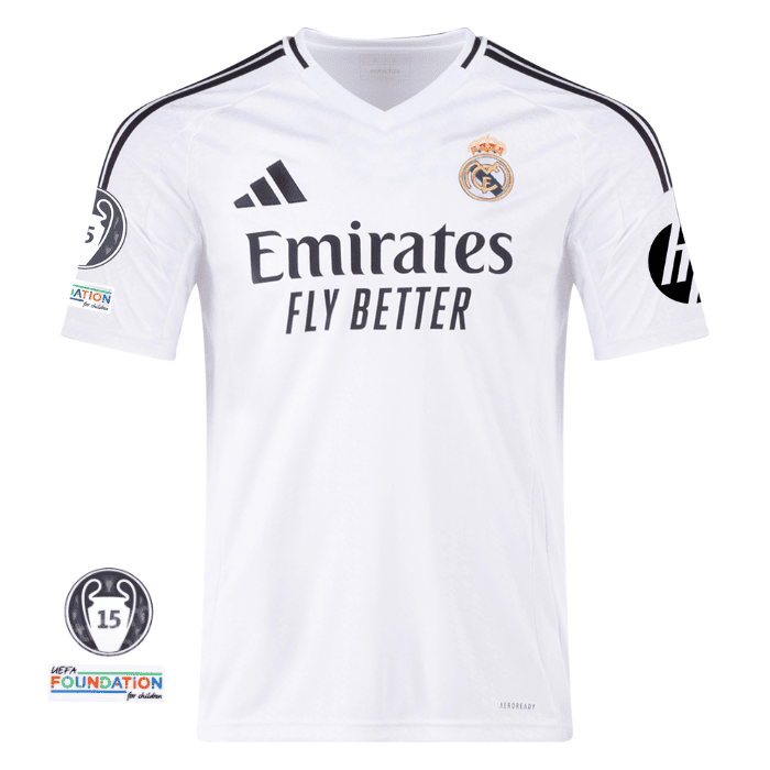Camisa Real Madrid Home 2024/25 - Branca
