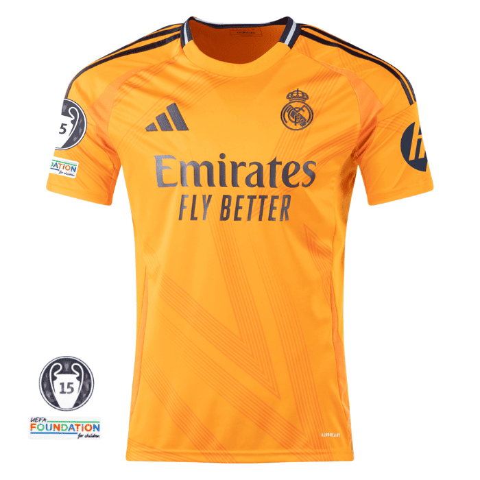 Camisa Real Madrid Away 2024/25 - Laranja
