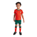 Conjunto Infantil Portugal Home 2025/26 - Vermelho e Verde