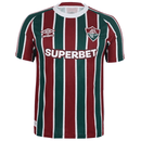 Camisa Fluminense I 2025/26 - Vinho e Verde