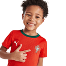 Conjunto Infantil Portugal Home 2025/26 - Vermelho e Verde