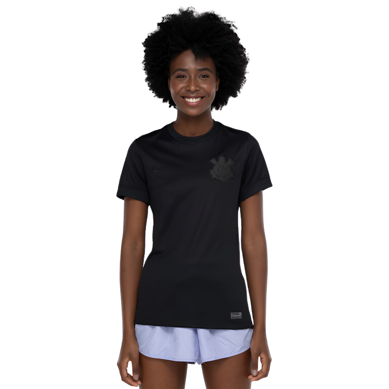 Camisa Corinthians I Feminina 2024/25 - Preta