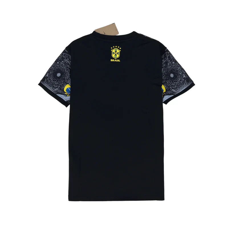 Camisa do Brasil Preta Cristo Redentor 2024 Unissex