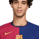 Camisa Barcelona Jogador Home 2024/25 - Azul e Vermelha