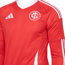 Camisa Internacional Manga Longa I 2025/26 Masculina Adidas - Vermelha