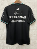 Camisa Mercedes 2025 Team Set Up T-Shirt - Preto