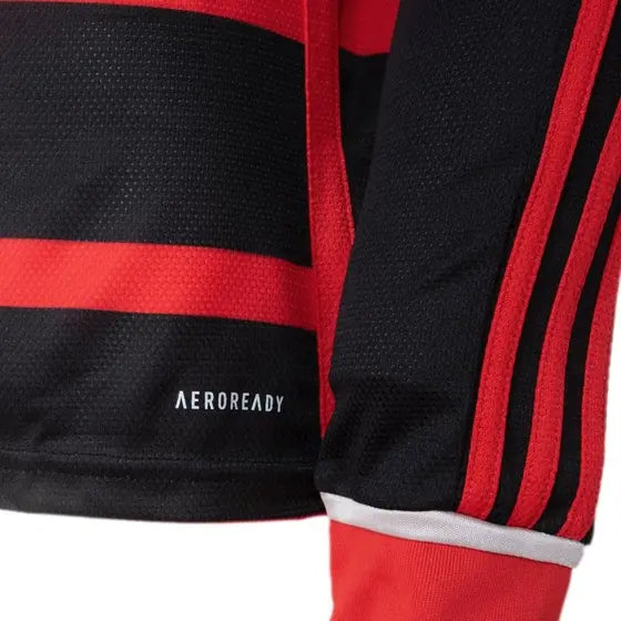 Camisa Flamengo Home 24/25 Manga Longa  - Preta e Vermelha