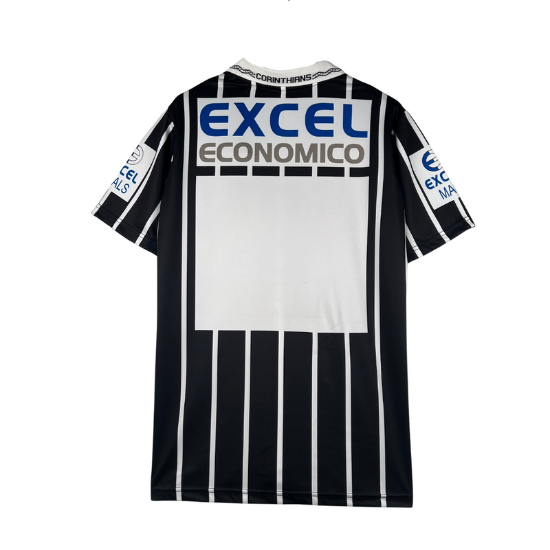 Camisa Corinthians Retrô 1997 - Branca e Preta