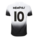 Camisa Corinthians I 2024/25 "Memphis 10" - Branca e Preta
