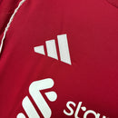 Camisa Liverpool Home 25/26 Manga Longa - Vermelha