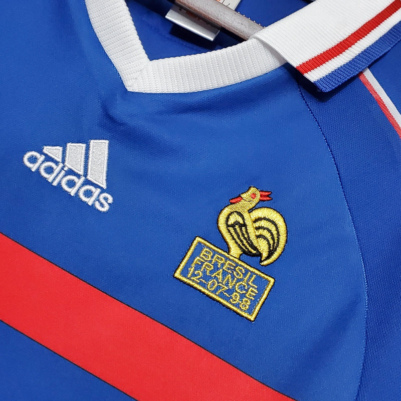 Camisa Retrô Seleção França 1998 Home