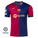 Camisa Barcelona Home 2024/25 - Azul e Vermelha