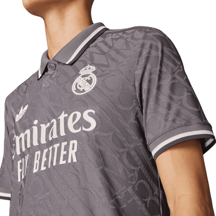 Camisa Real Madrid Jogador Third 2024/25 - Cinza