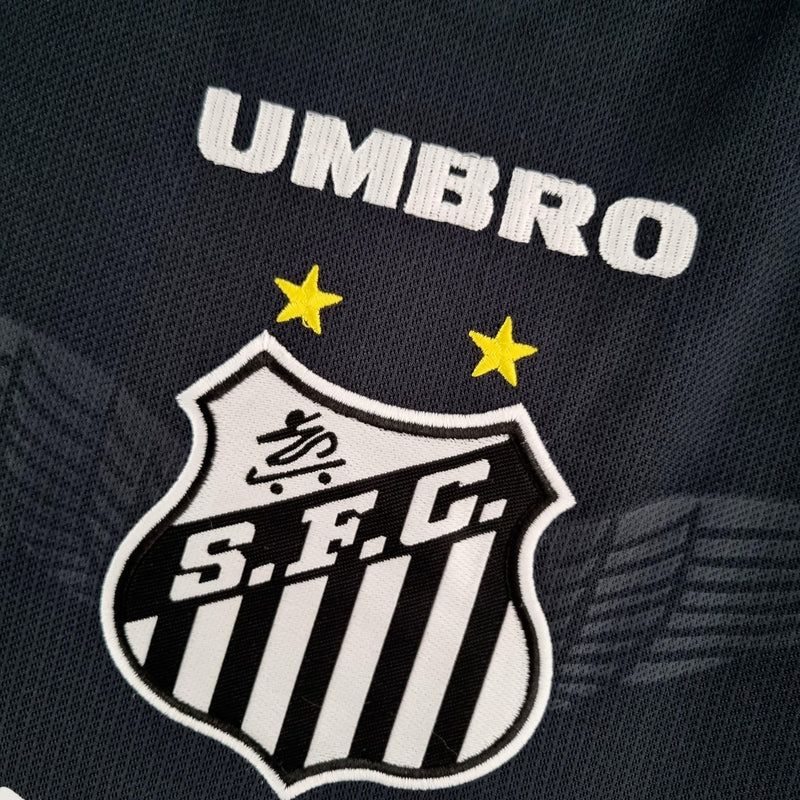 Camisa Santos X Charlie Brown JR - Preta