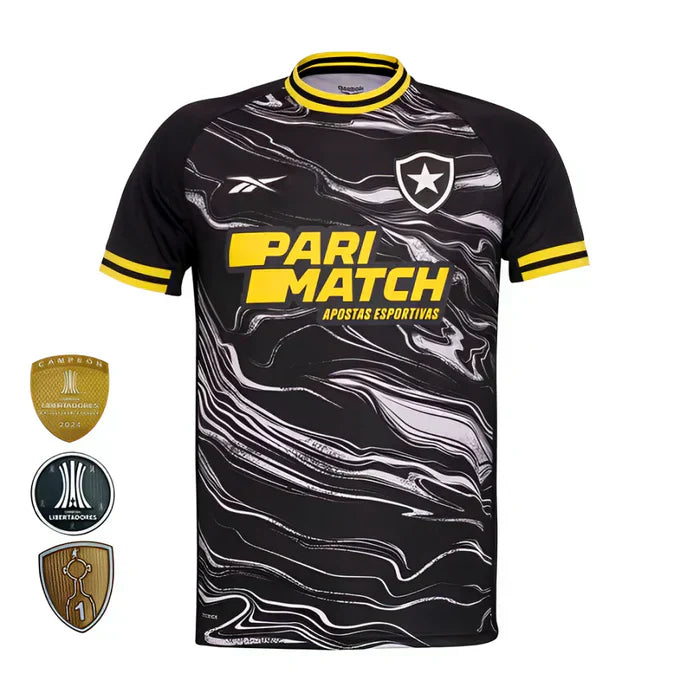 Camisa Botafogo IIII 2024/25 Masculina - Branco e Preto