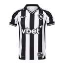 Camisa Botafogo I 2025/26 Masculina - Branco e Preto