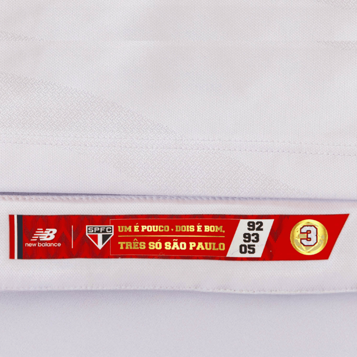 Camisa São Paulo I 2025/26 New Balance Masculina - Branca