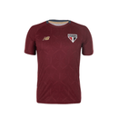 Camisa São Paulo Treino 2025/26 New Balance Masculina  - Bordo