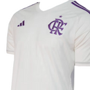 Camisa Flamengo Goleiro 23/24 - Branca e Roxa
