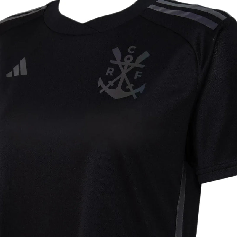 Camisa Flamengo Feminina Third 23/24 - Preta Refletiva