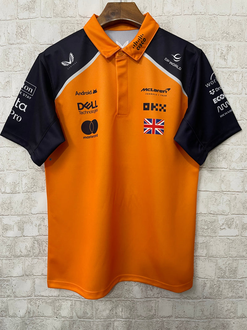 Camisa McLaren 2025 Team Set Up T-Shirt - Laranja