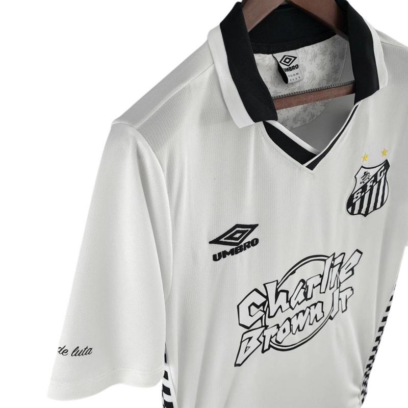 Camisa Santos X Charlie Brown JR - Branca