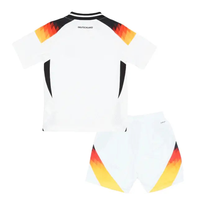 Conjunto Infantil Alemanha I 24/25 - Branco e Preto