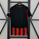 Camisa Milan Home 25/26 - Preta e Vermelha