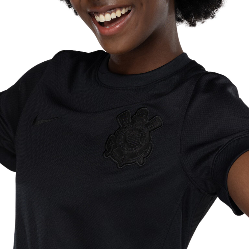 Camisa Corinthians I Feminina 2024/25 - Preta