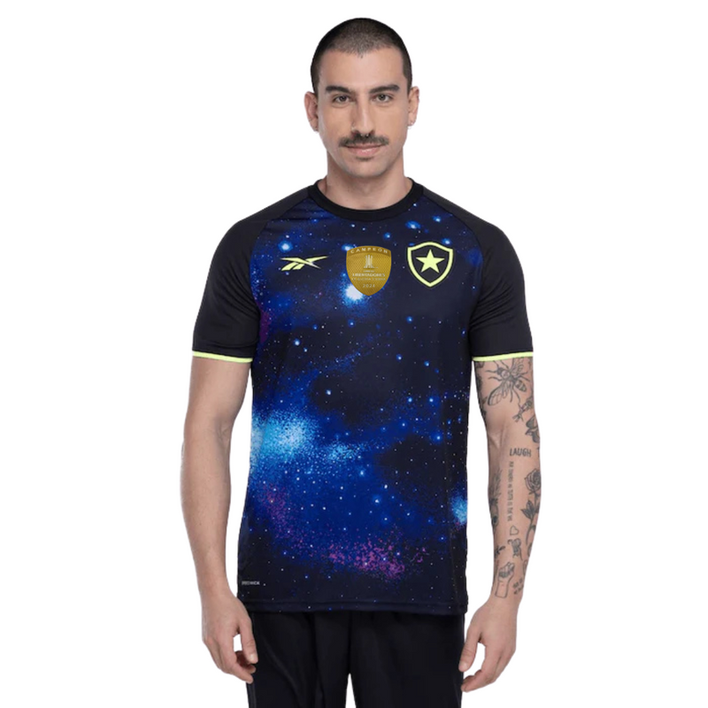 Camisa Botafogo Pré Jogo 2024/25 Masculina - Preto e Azul