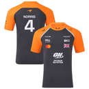 Camisa McLaren 2025 Team Set Up T-Shirt - Preta