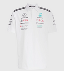 Camisa Mercedes 2025 Team Set Up T-Shirt - Branco